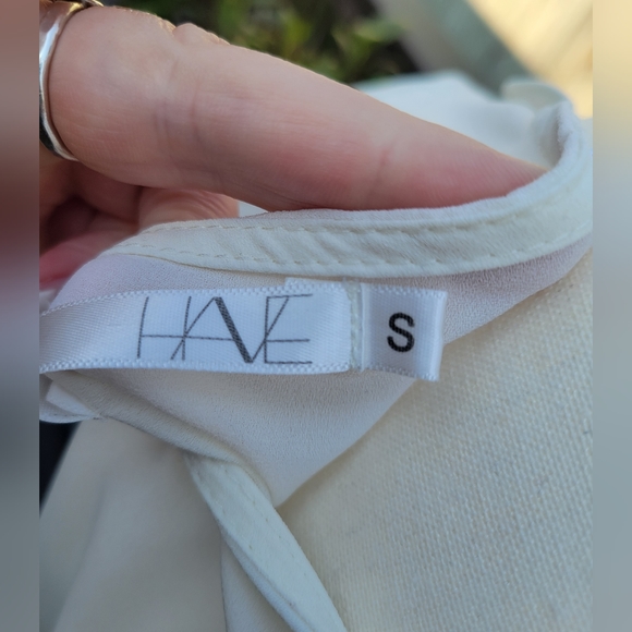 HAVE small white and black  cocktail pencil chiffon dress - Picture 8 of 8